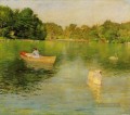 On the See Central Park William Merritt Chase